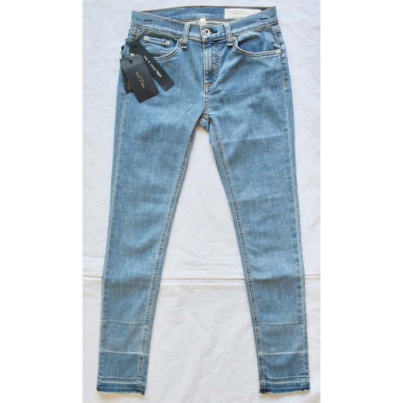 RAG & BONE WOMEN NWT ANKLE SKINNY PHAM JEAN. MADE IN USA. SIZE 26 - Picture 8 of 14